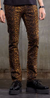 Junkie Skinny Fit Guys Stretch Jean in LEOPARD by Lip Service