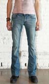 Rocker Fit VINTAGE BLUE Guys Stretch Jeans by Lip Service