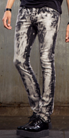 Junkie Bleach Spill Guys Stretch Jeans by Lip Service - SALE sz 30 & 38 only