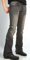 Rocker Fit VINTAGE GREY Guys Stretch Jeans by Lip Service - SALE