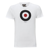 Throne (Mod Target) Slim Fit Guys Shirt by Ben Sherman- WHITE (Sale price!)