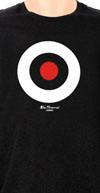 Throne (Mod Target) Slim Fit Guys Shirt by Ben Sherman- BLACK (Sale price!)