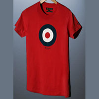 Throne (Mod Target) Slim Fit Guys Shirt by Ben Sherman- TARGET RED (Sale price!)