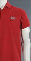 Haywood Polo by Ben Sherman (Logo & Flag Embroidery)- TRIUMPH RED (Sale price!)