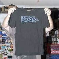 If It's Not Rock N Roll (I Don't Like It) On A Black Slim Fit Vintage Feel Guys Shirt by Ben Sherman (Sale price!)
