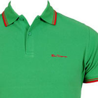 Classic Pique Polo by Ben Sherman- JELLY BEAN