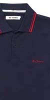 Classic Pique Polo by Ben Sherman- NAVY BLAZER