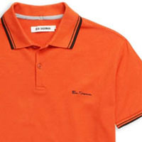 Classic Pique Polo by Ben Sherman- MECCA ORANGE