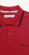 Classic Pique Polo by Ben Sherman- LETTERBOX RED