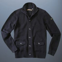 Button Down Funnel Neck Sweater by Ben Sherman (Sale price!)