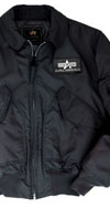 CWU/45P Flight Jacket by Alpha Industries- Black