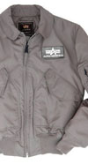 CWU/45P Flight Jacket by Alpha Industries- Gunmetal Grey