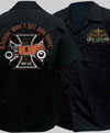King Kerosin Guys Button Up Work Shirt by Timeless Clothing- Chrome Won't Get You Home - SALE sz 3 X only