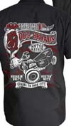 Rods & Broads black short sleeve work shirt by Steady Clothing