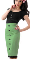 Lucky Lace High Waisted Pencil Skirt By Steady 