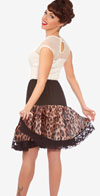 Leopard Petticoat / Skirt By Steady 