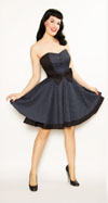 ****Black & Bruise Party Dress By Steady  - SALE