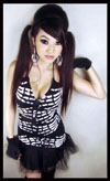 Skeleton Hands Tutu Dress by Rockin' Bones