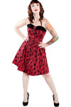 Blackheart Dress in Red by Sourpuss - SALE