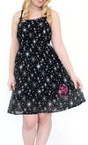 Chiffon Baby Doll Dress by Sourpuss- BLACK - SALE sz S only