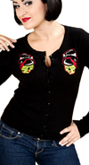 Atomic Shrinky Dink Cardigan by Sourpuss - SALE