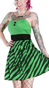 Badsville Tiger Starlet Dress by Sourpuss - SALE