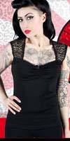 Dainty Leopard & Mesh Top by Sourpuss