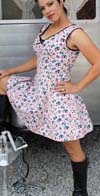 Aubrey Dress by Sourpuss- HAPPY KAMPER