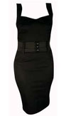 Darling Dress by Switchblade Stiletto- Solid Black