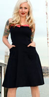 Sassy Sailor Swing Pocket Dress in Navy by Switchblade Stiletto - SALE