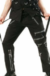 Zipper & Strap Bondage Trouser by Dead Threads
