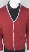 Vintage Cardigan Sweater by Warrior Clothing- OXBLOOD