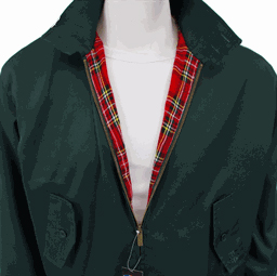 Harrington Jacket by Warrior Clothing- BRITISH RACING GREEN