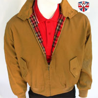 Harrington Jacket by Warrior Clothing- OLD ENGLISH MUSTARD