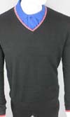 Vintage Pullover Sweater by Warrior Clothing- BLACK/RED