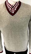 Vintage Pullover Sweater by Warrior Clothing- SILVER SHADOW