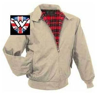 Harrington Jacket by Warrior Clothing- Beige