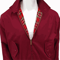 Harrington Jacket by Warrior Clothing- MAROON