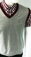 Vintage Sweater Tank Top by Warrior Clothing- Silver Shadow
