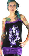 Camille Tank by Too Fast Clothing- Drink Me in Purple