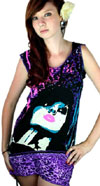 Hadley Hooded Tank by Too Fast Clothing- Brain Blow - SALE