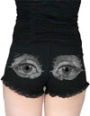 Eyes Lace Hot Shorts by Too Fast Clothing - SALE