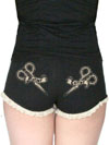 Mother Cutter Lace Hot Shorts by Too Fast Clothing - SALE sz L & XL only