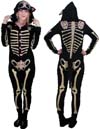 Kitty Bones Skelly Pajamas by Too Fast Clothing - SALE