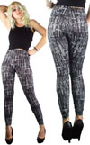 Knives High Waisted Leggings by Too Fast Clothing/Rat Baby