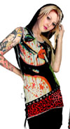 Hadley Hooded Tunic by Too Fast Clothing - Smokin Bones