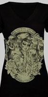 King Kerosin Girls V Neck Shirt by Timeless Clothing- Endless Pain - SALE