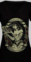 King Kerosin Girls V Neck Shirt by Timeless Clothing- Fairytale Gone Bad - SALE