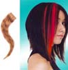 Human Hair Glam Strip by Manic Panic- Natural Blonde With Brown Savage Tiger Stripe