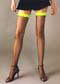 Fishnet Thigh High With Contrast Lace Tops